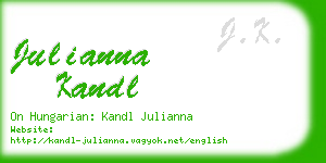 julianna kandl business card